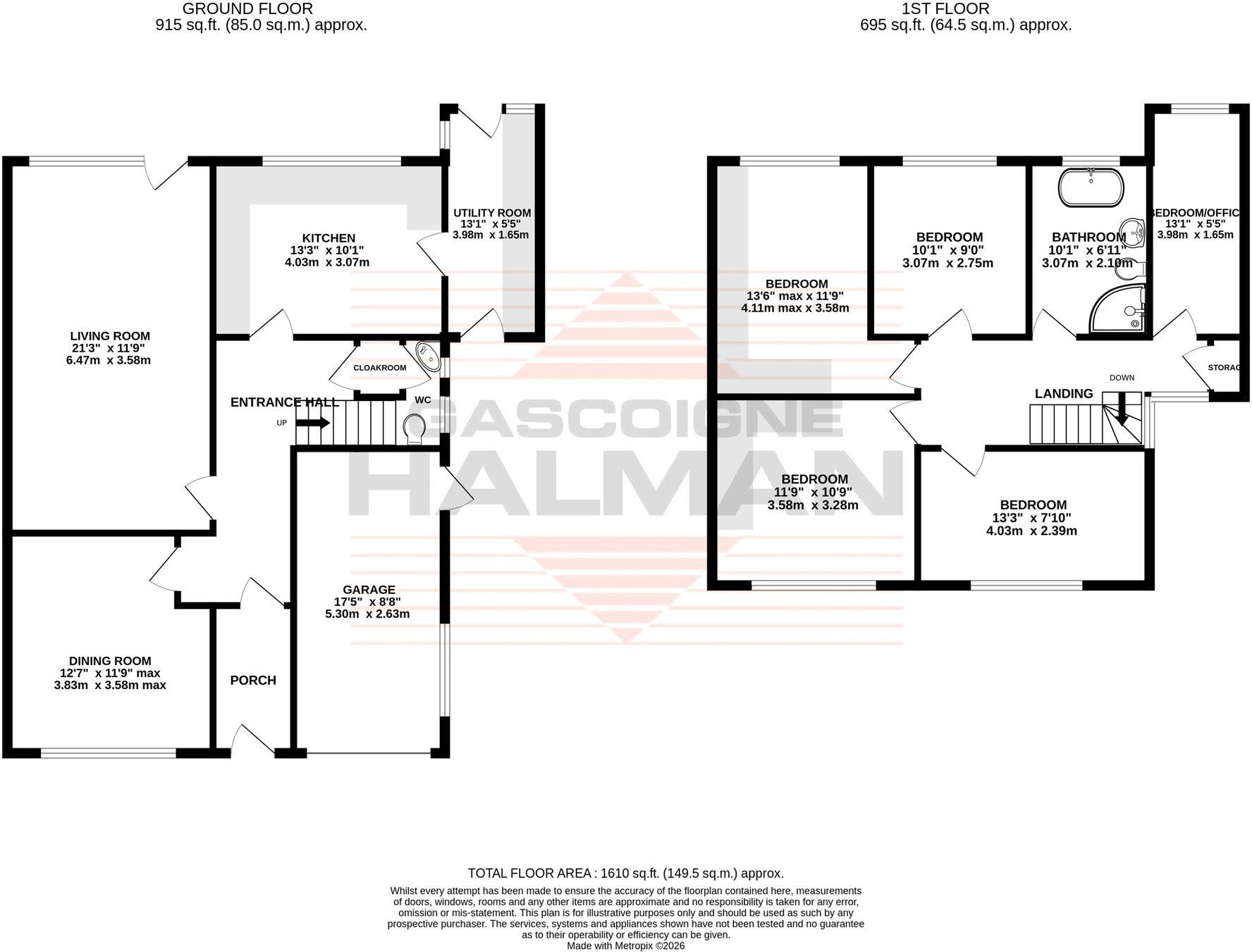 Coppice Avenue, Sale, M33 floorplan