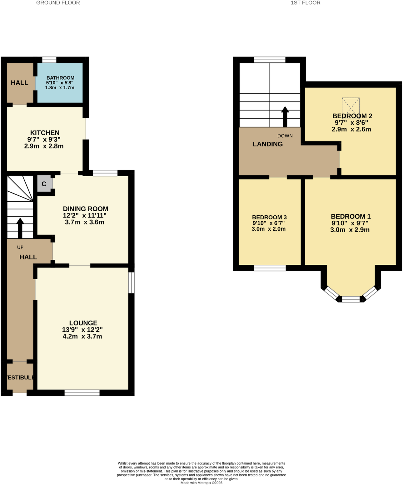 28 Russel Street, Falkirk, FK2 floorplan