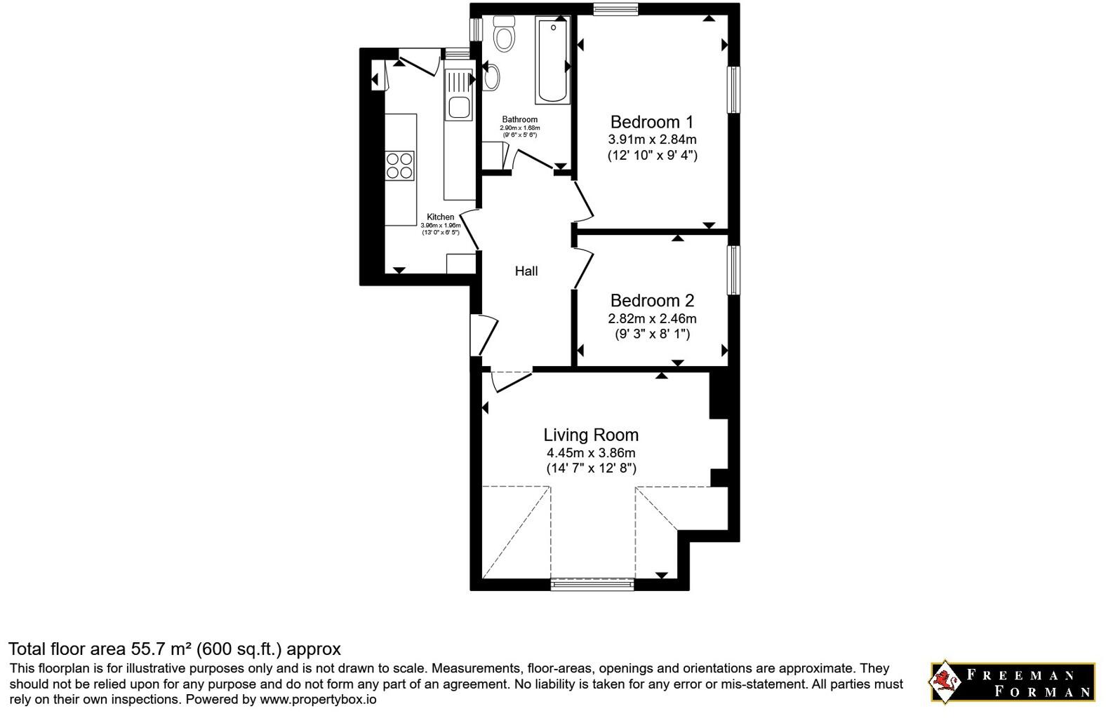 Blackwater Road, Eastbourne, East Sussex, BN21 floorplan