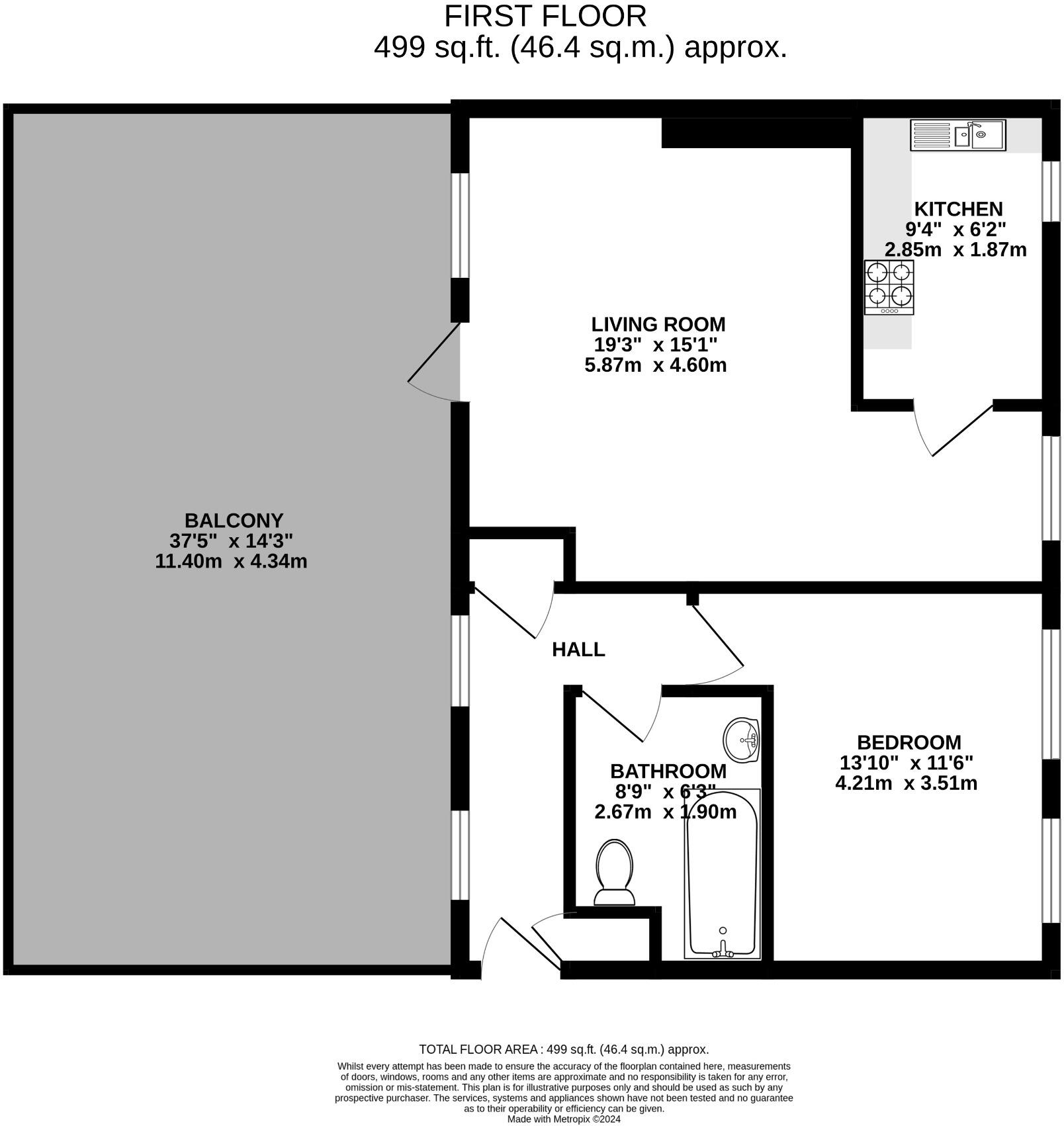 Royal Gate, Southsea floorplan