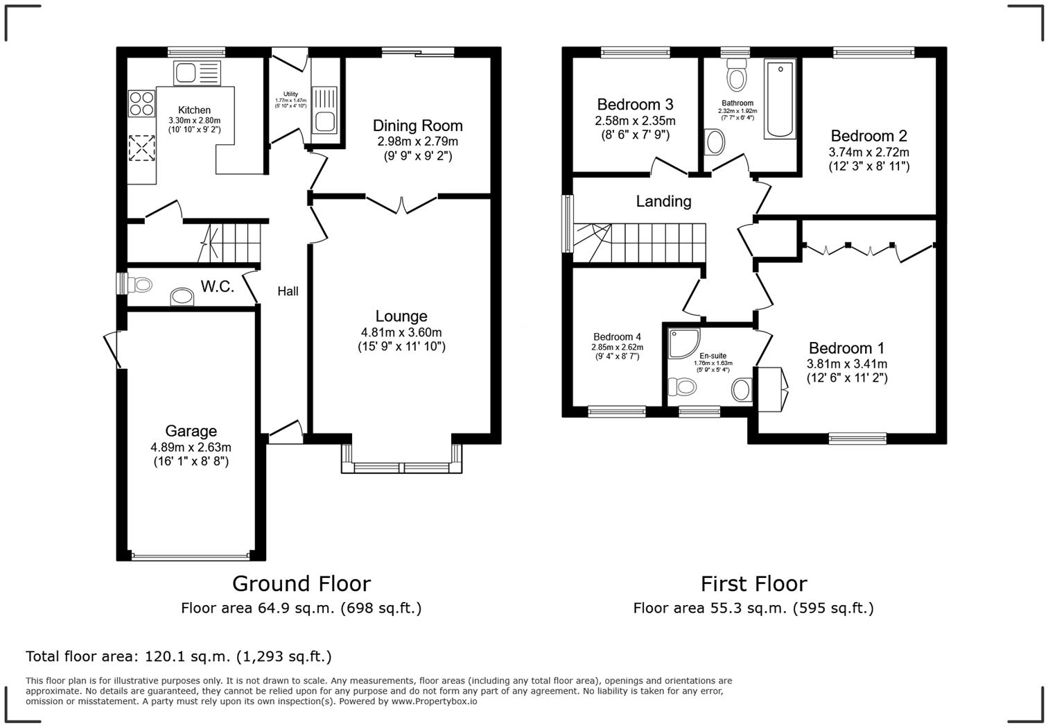 Cheriton Drive, Queensbury, Bradford, BD13 1QA floorplan