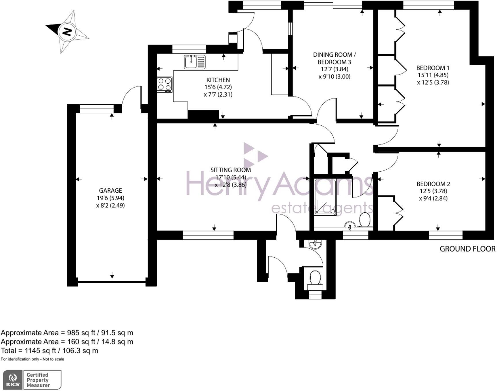 Gilpin Close, Chichester, PO19 floorplan