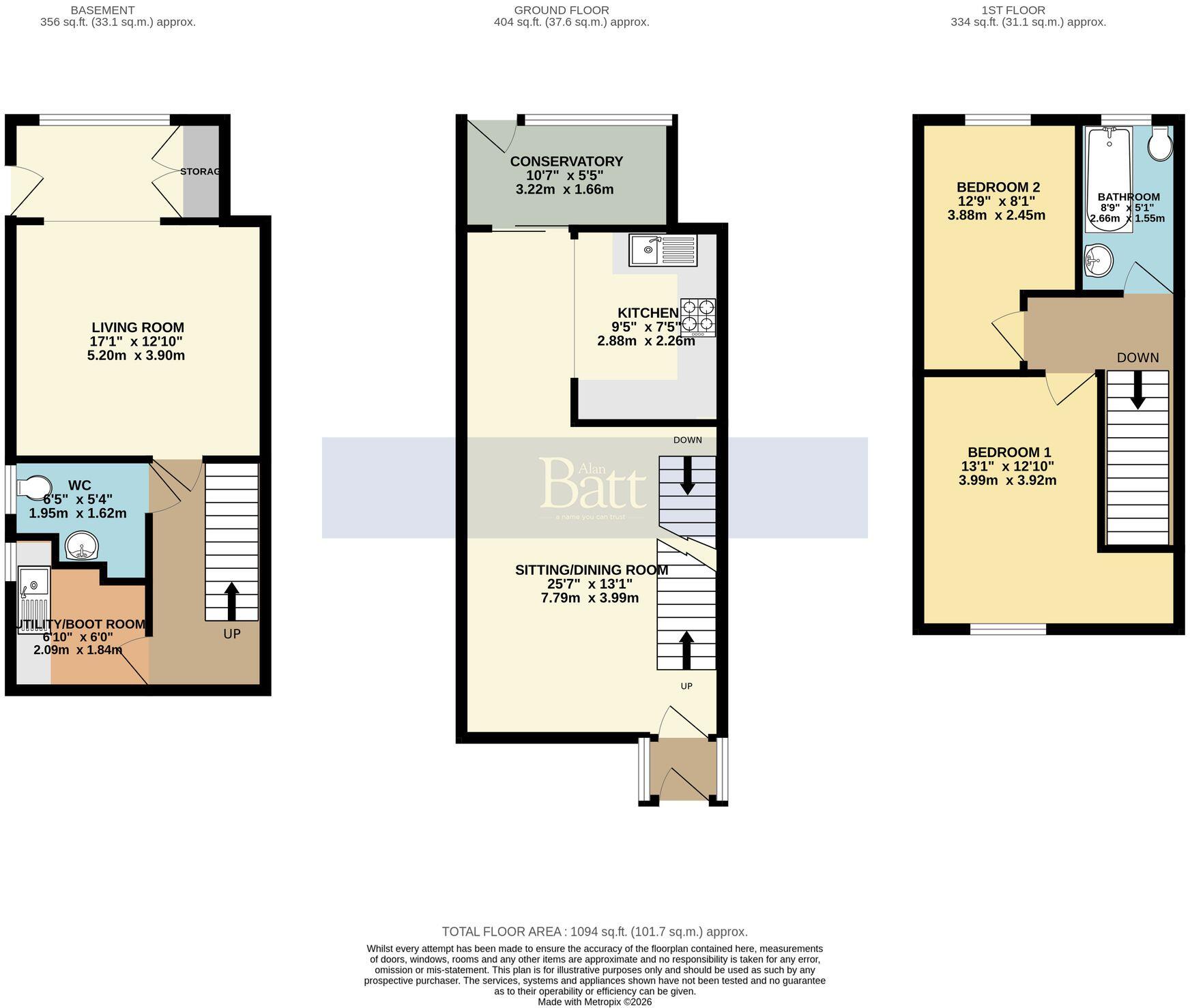 Bolton Road, Aspull, WN2 floorplan