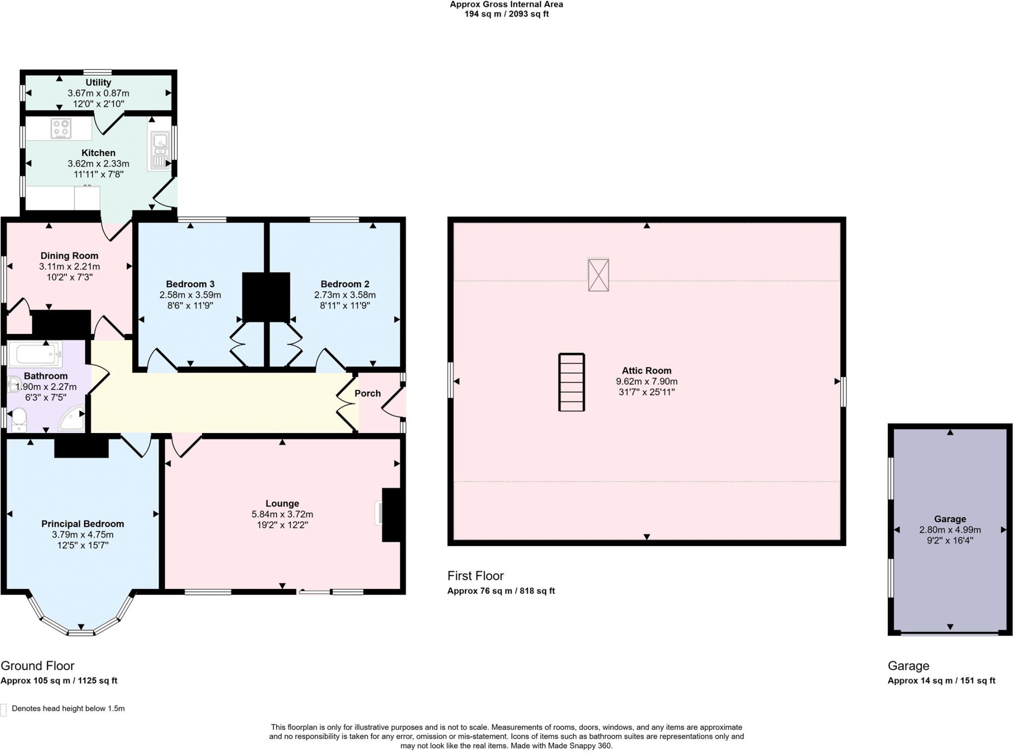 Launceston Road, Bodmin, Cornwall, PL31 floorplan