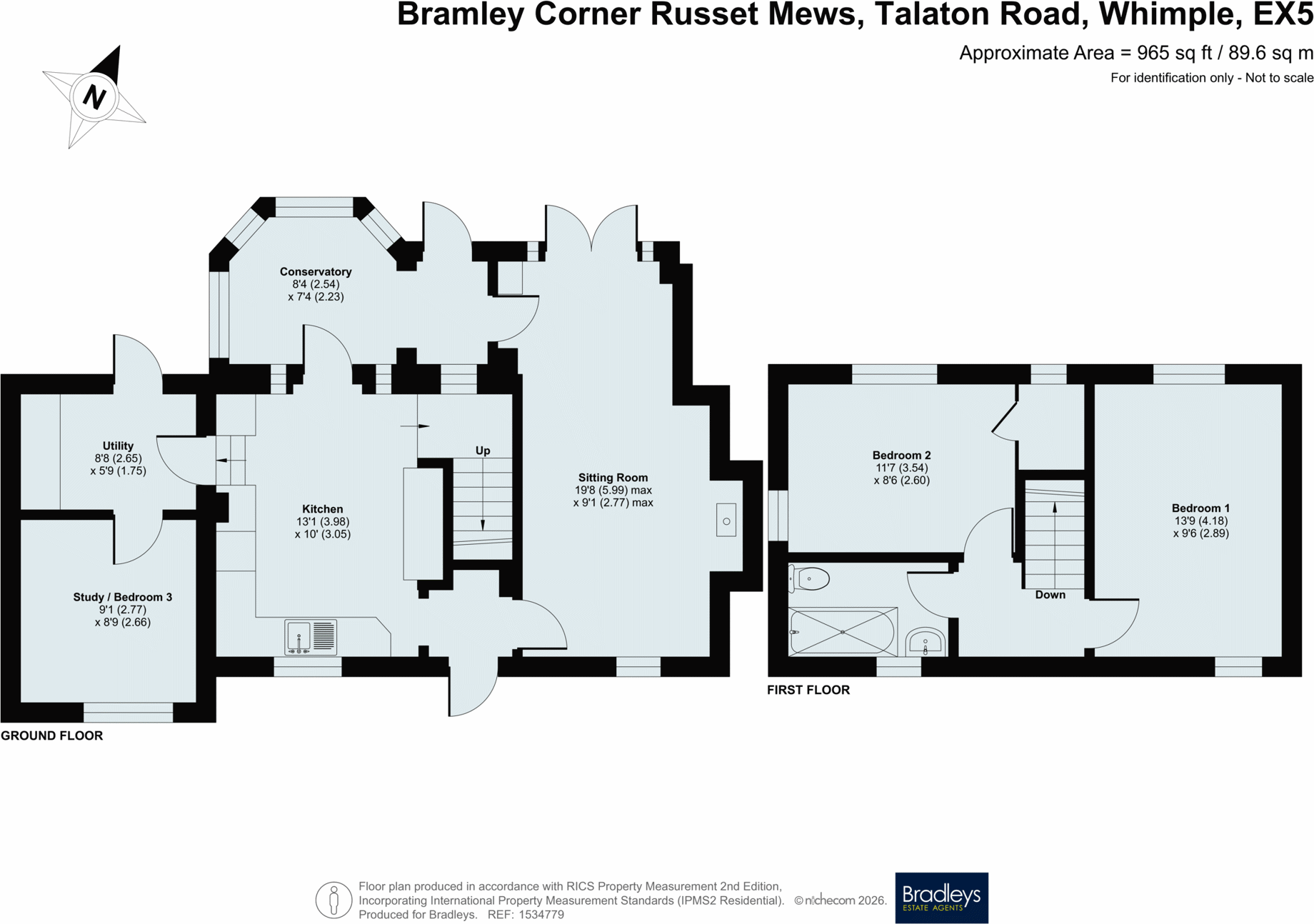 Russet Mews, Talaton Road, Whimple, Exeter, EX5 floorplan