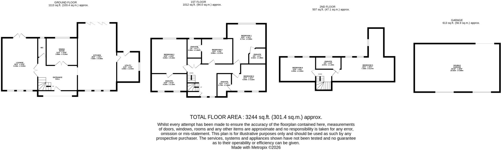 Lancaster Approach, Market Rasen, Middle Rasen, LN8 floorplan
