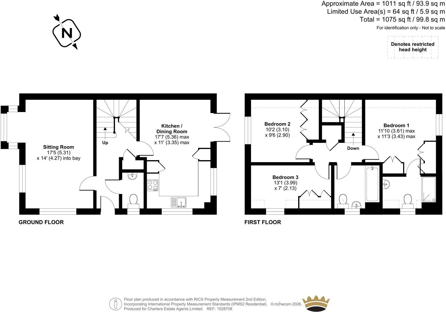The Wickets, Rowledge, Farnham, Hampshire, GU10 floorplan