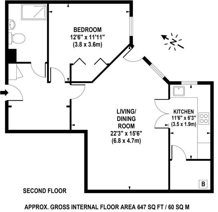 Calverley Court, Kingston Road, Epsom floorplan