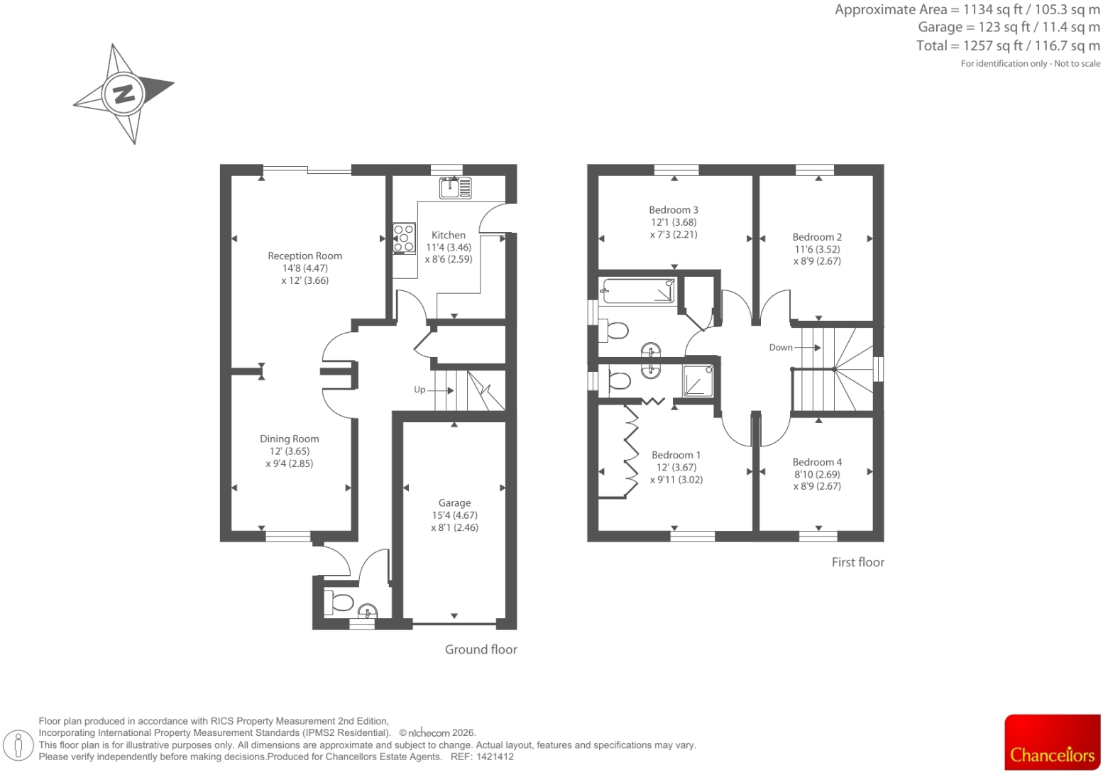 Langdale Road, Thame floorplan