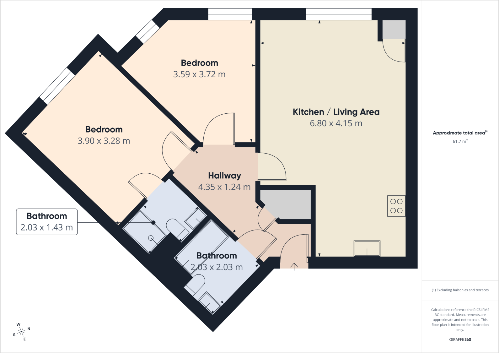 Clover Rise, Woodley, RG5 4WL floorplan