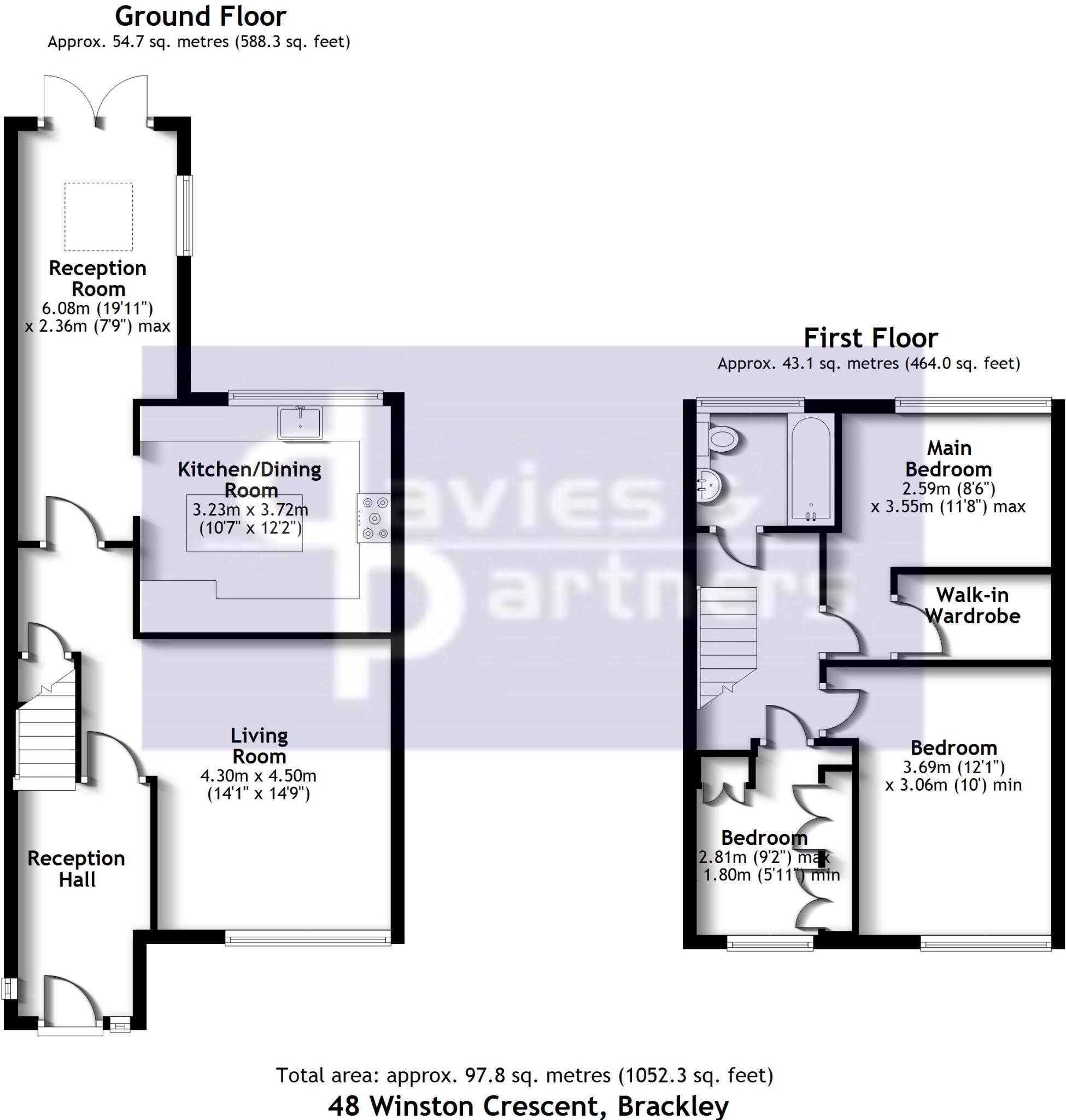 Winston Crescent, Brackley floorplan