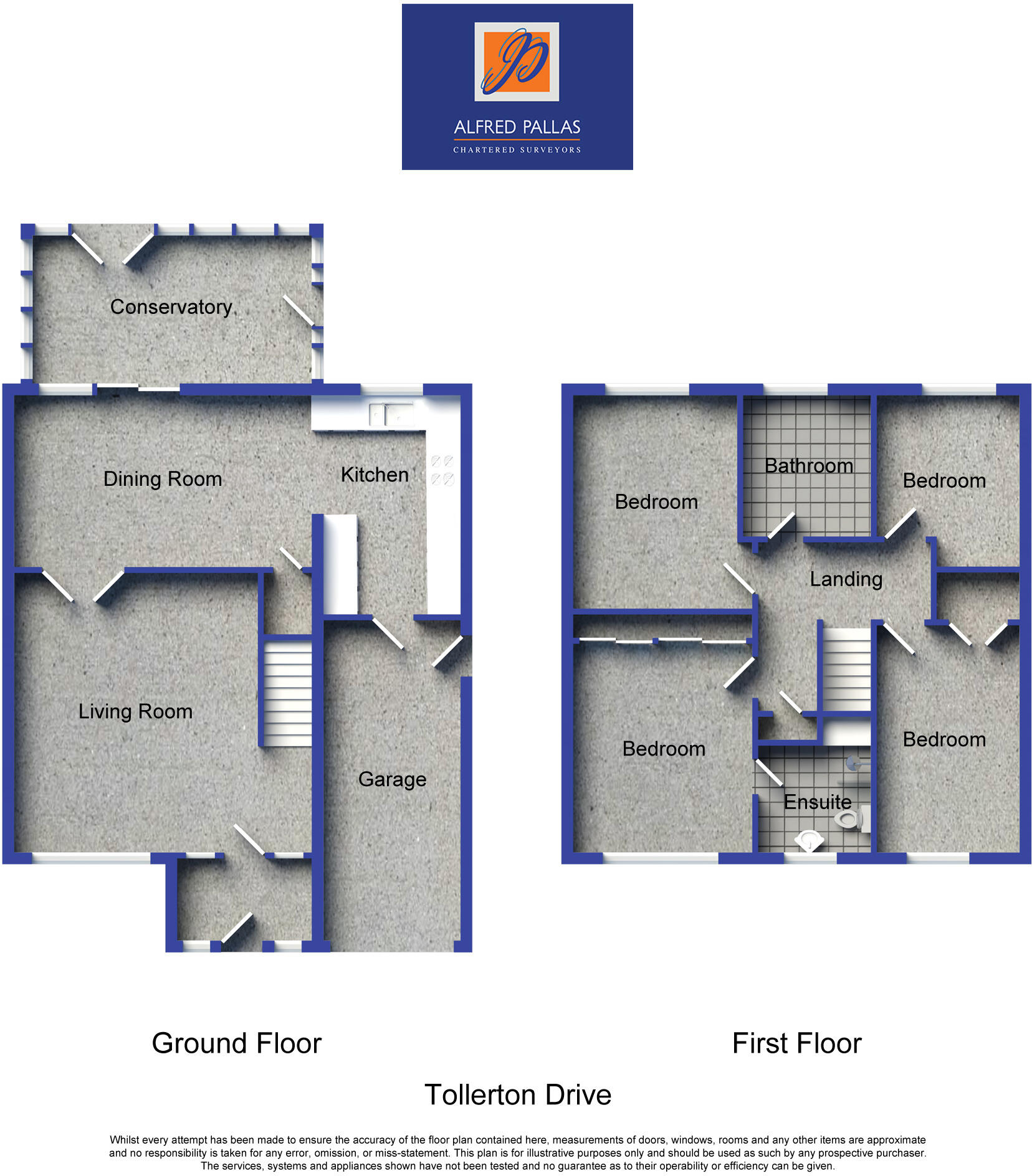 Tollerton Drive, Fulford Grange, Sunderland floorplan