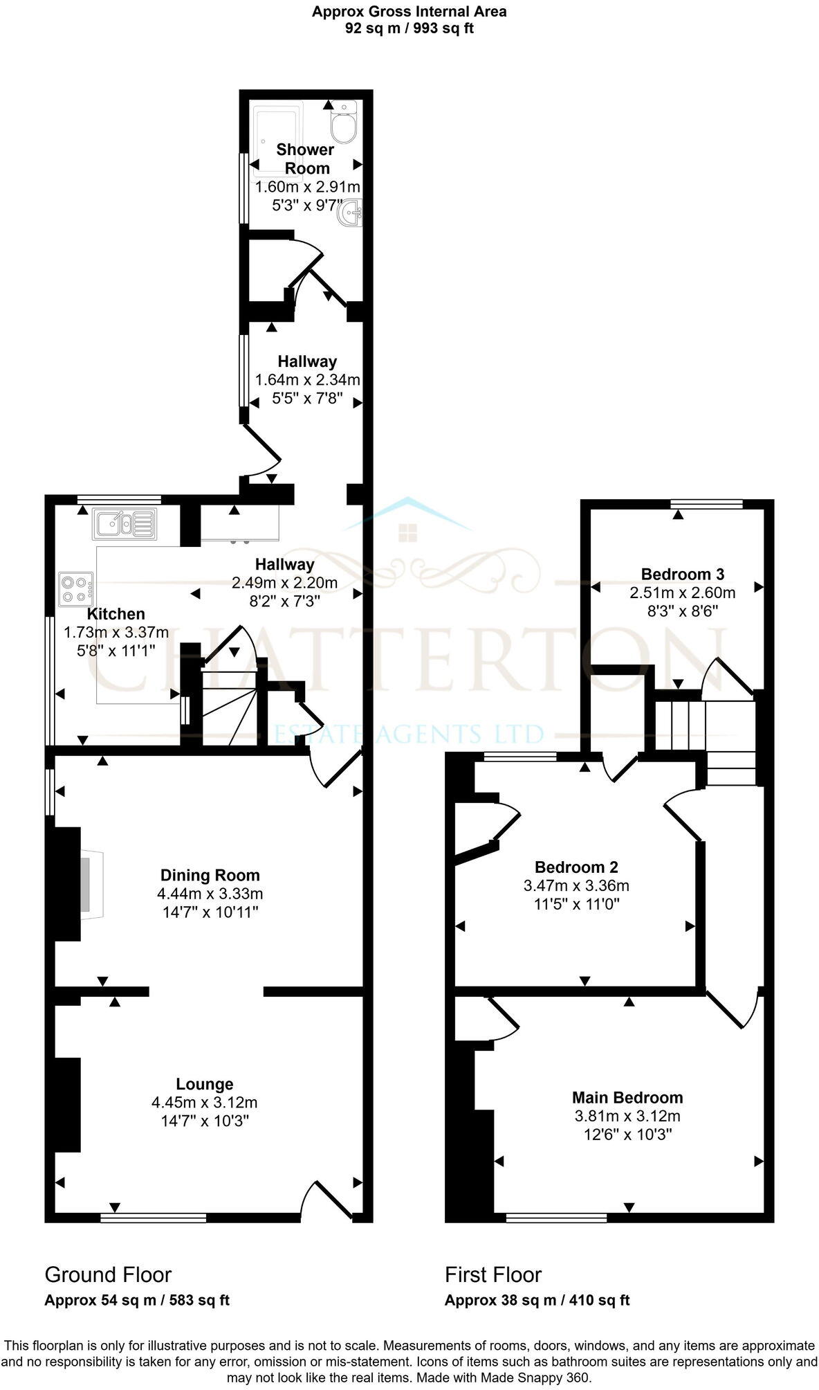 Bretforton Road, Badsey, WR11 7XQ floorplan