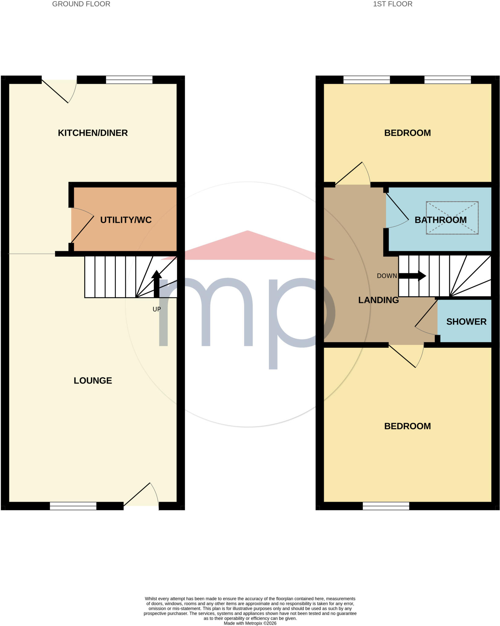 Ivy Cottages, Egglescliffe floorplan