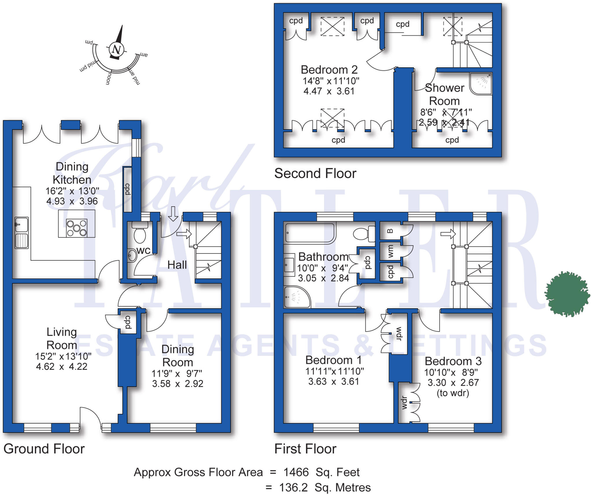 Pipers Lane, Puddington, Neston floorplan