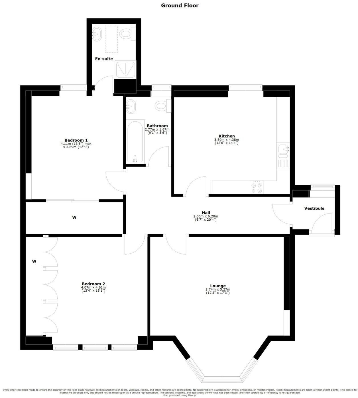 83 Brisbane Road, Largs KA30 8NP floorplan