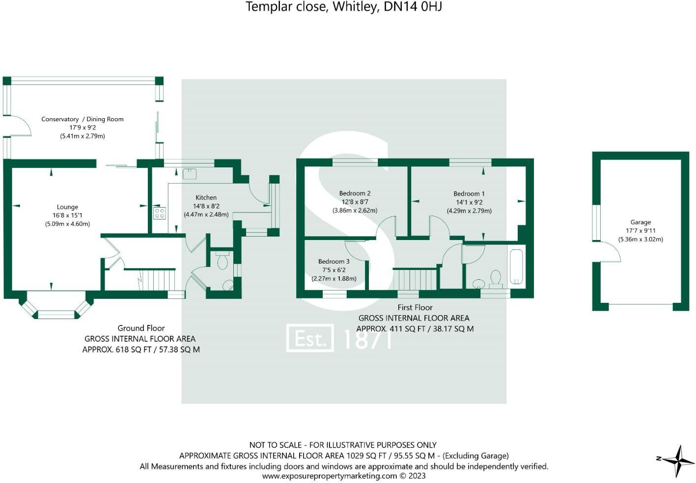 Templar Close, Whitley floorplan
