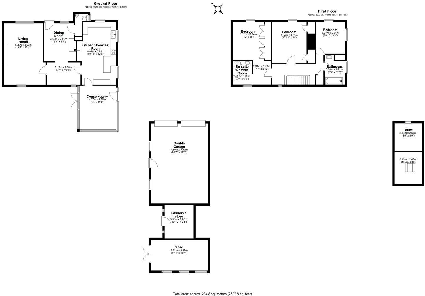 Post Office Road, Knodishall, floorplan