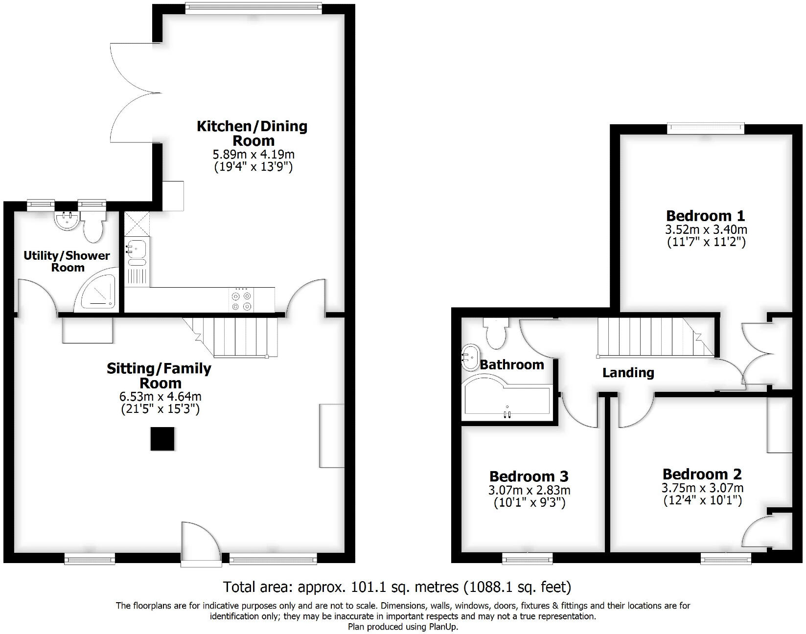57 Post Street, Godmanchester, Cambridgeshire. PE29 2AQ floorplan