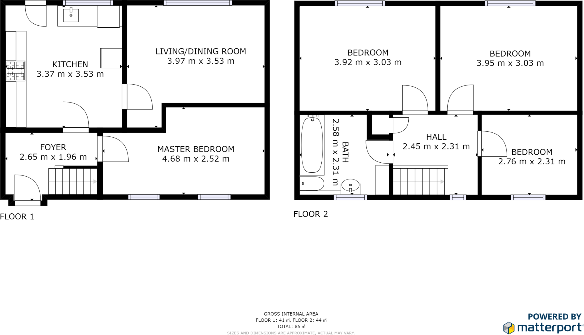 Alan Moss Road, Loughborough floorplan