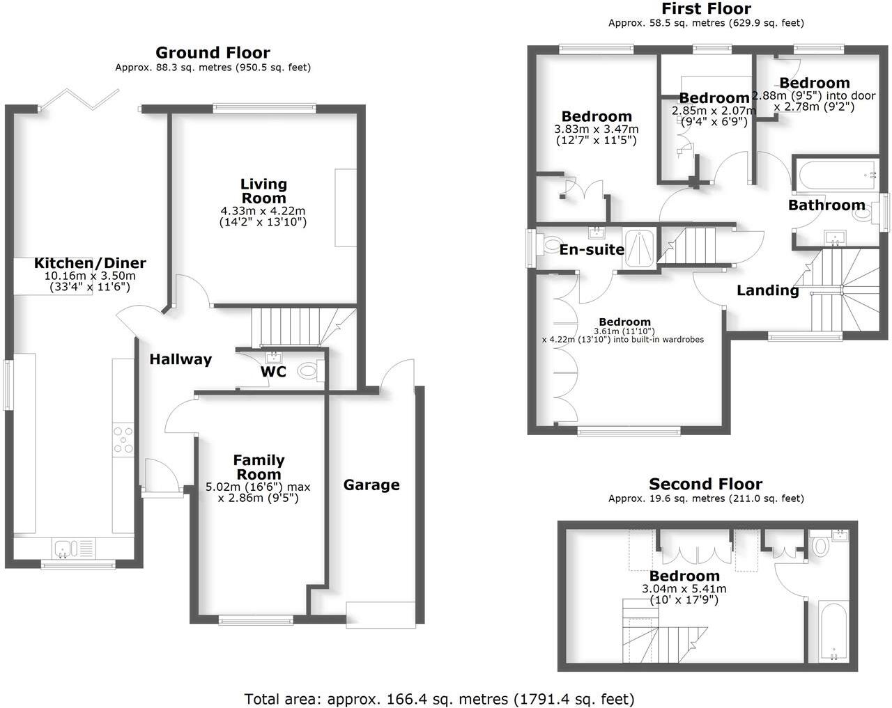 Briers Close, Narborough. floorplan