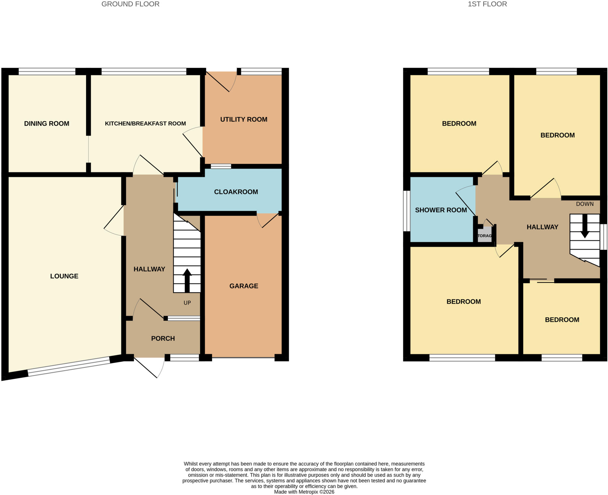 Redruth Road, Walsall, West Midlands, WS5 floorplan