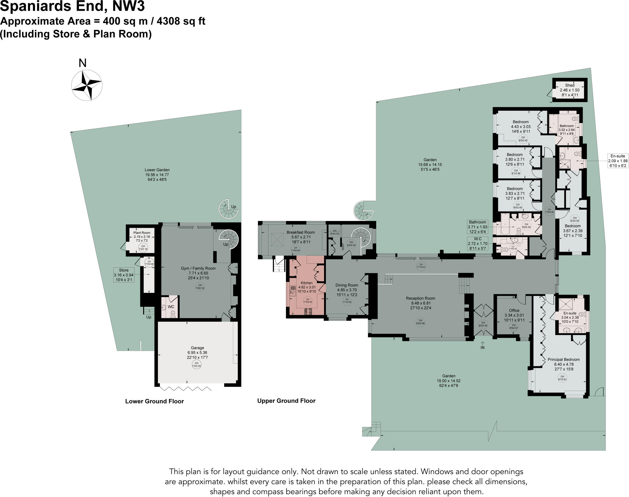 Spaniards End, Hampstead, London, NW3 floorplan