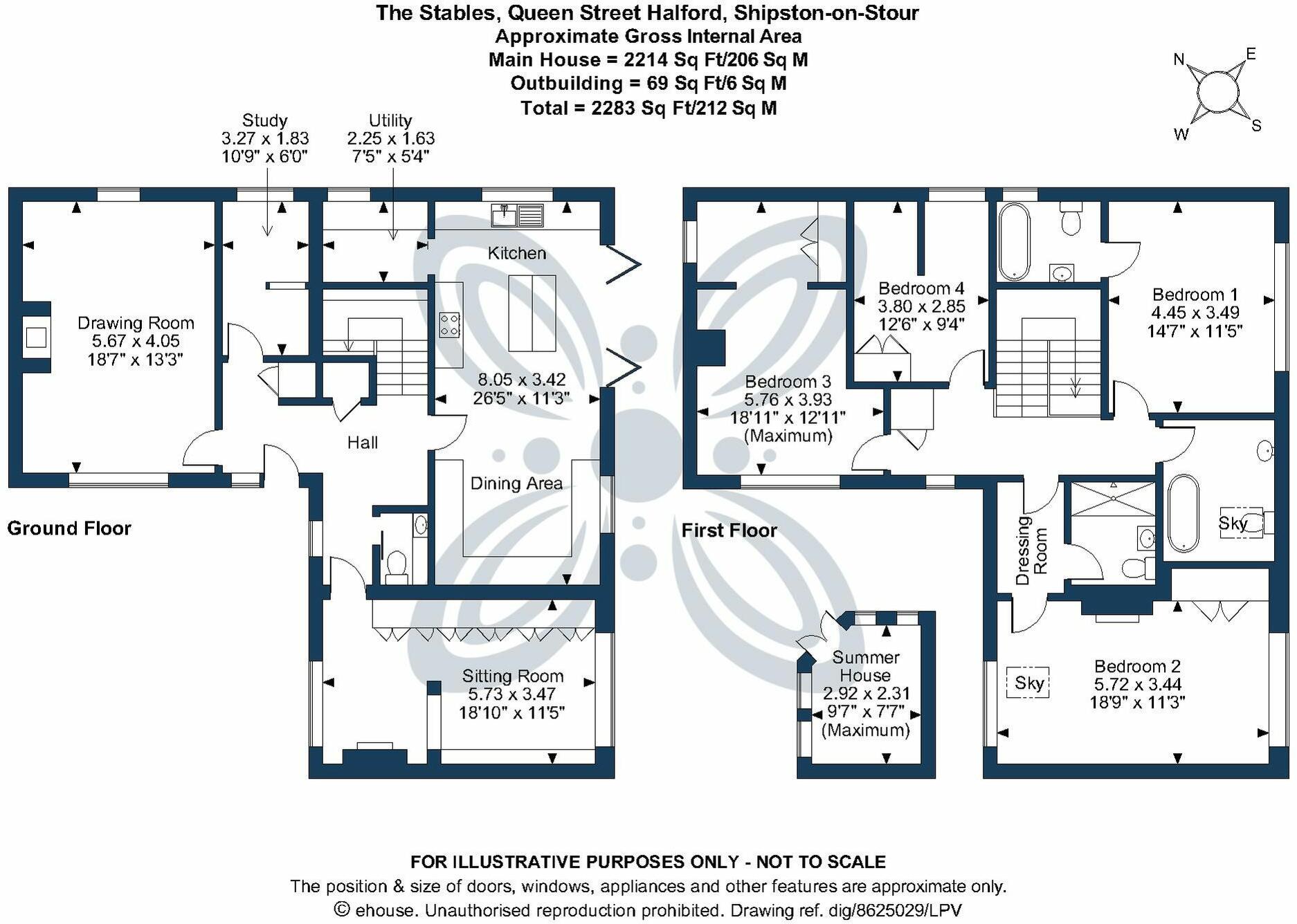 Queen Street, Halford, CV36 floorplan