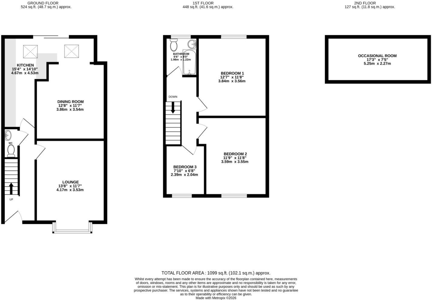 Harrogate Road, Rawdon, Leeds, West Yorkshire, LS19 floorplan