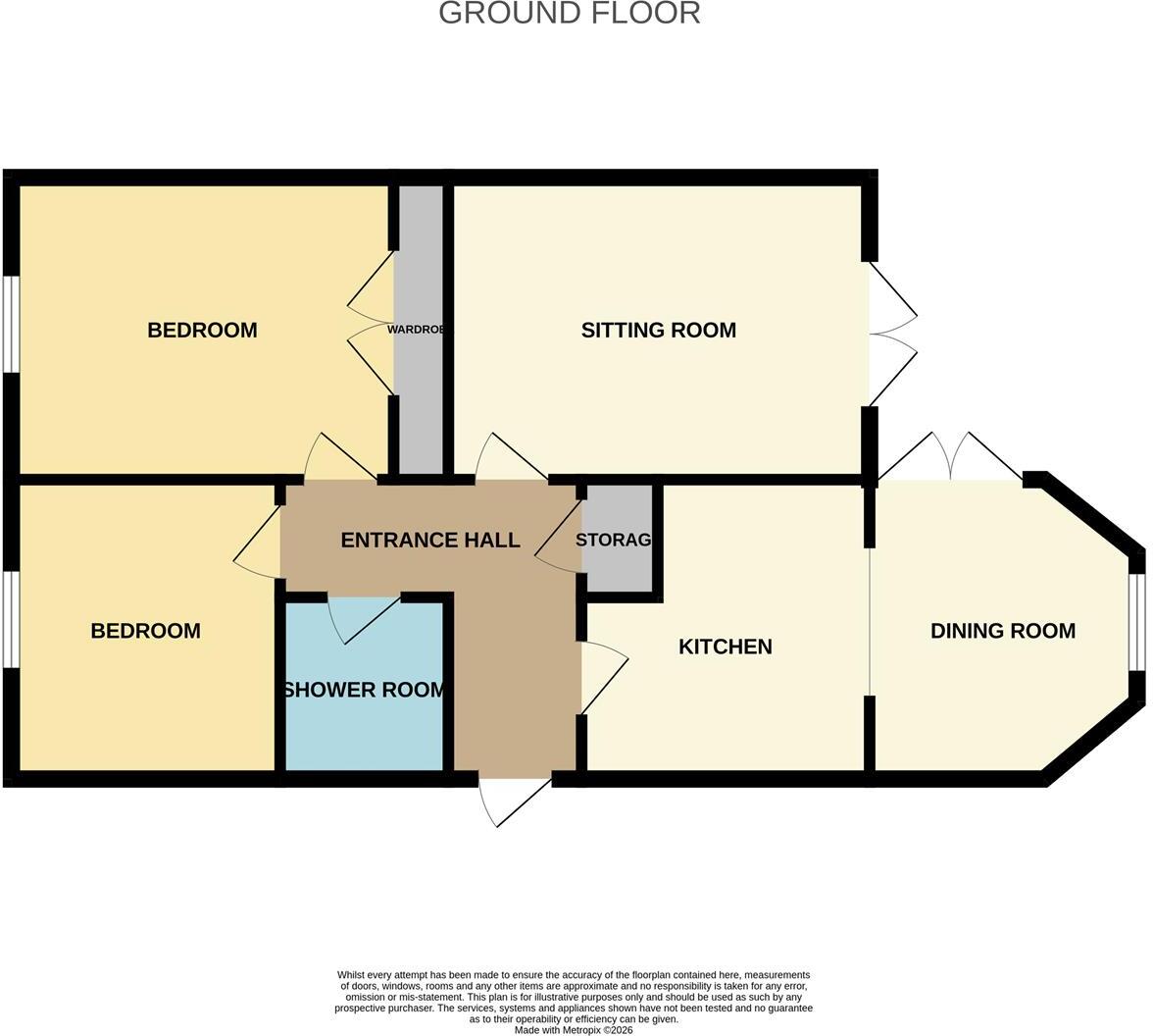 Grove Road, West Huntspill floorplan