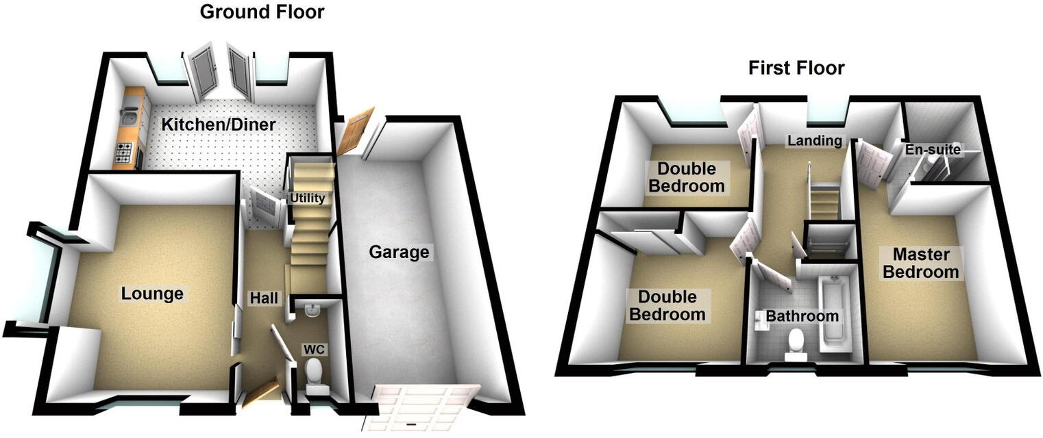 8 Bank Mill Close, Oldham, OL9 9GF floorplan
