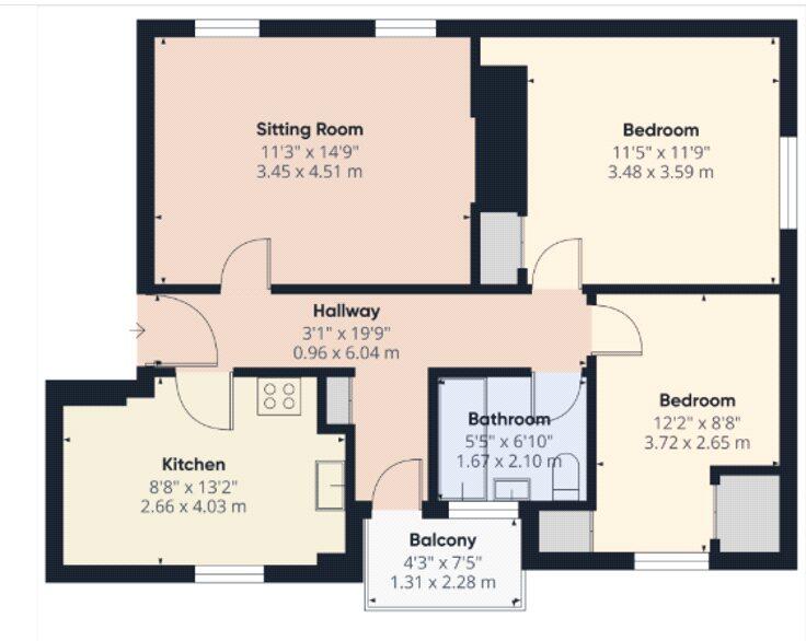Kingsmead Avenue, Cheltenham, Gloucestershire, GL51 floorplan