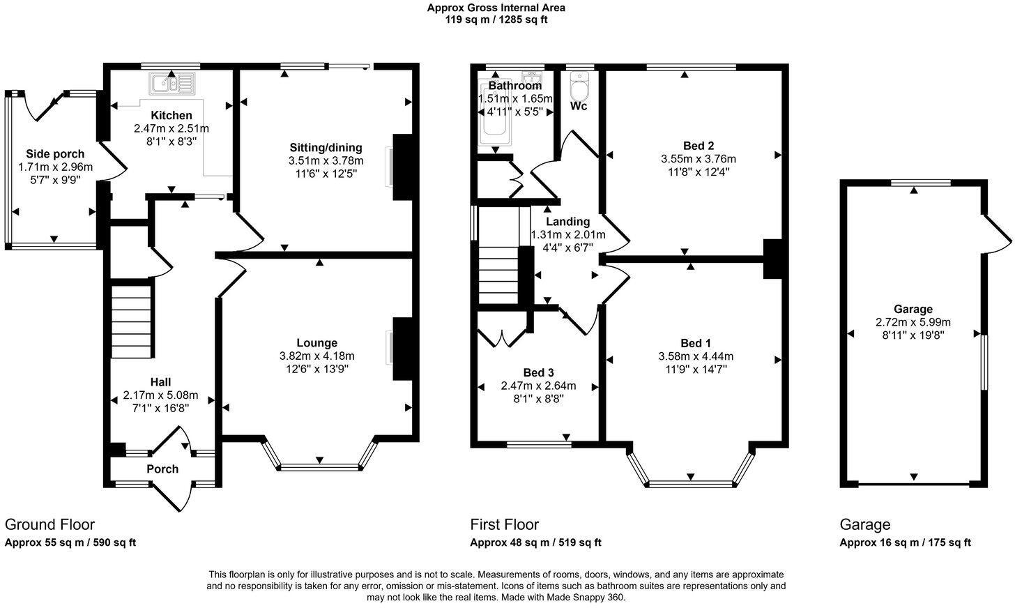 Green Lane, Heaton Moor SK4 3LH floorplan