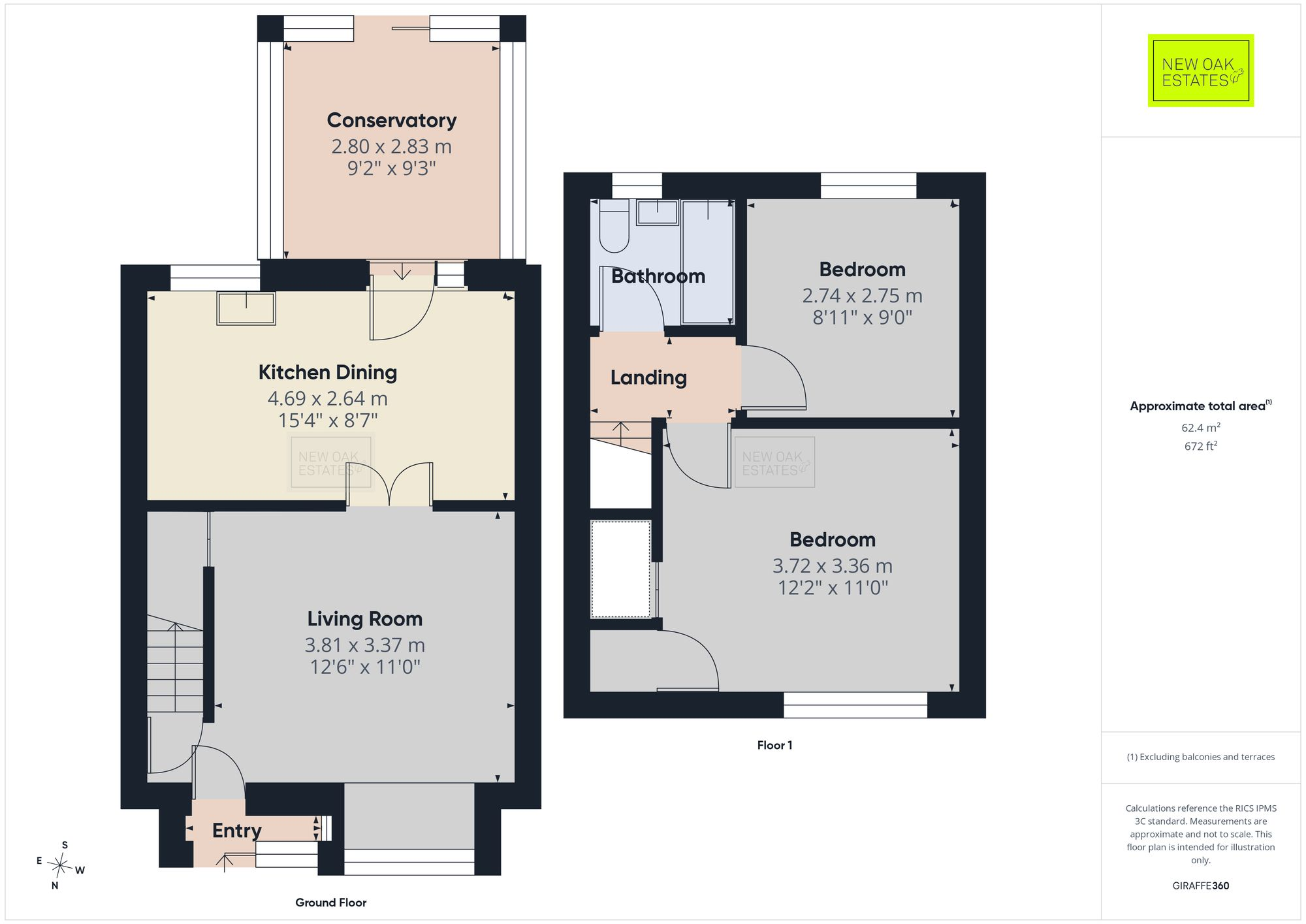 Rowan Drive, Shirland, DE55 floorplan