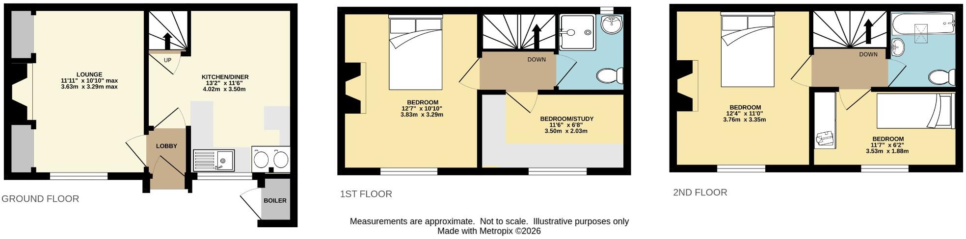 6 Clarks Yard, Church Street, Whitby, North Yorkshire, YO22 4BL floorplan