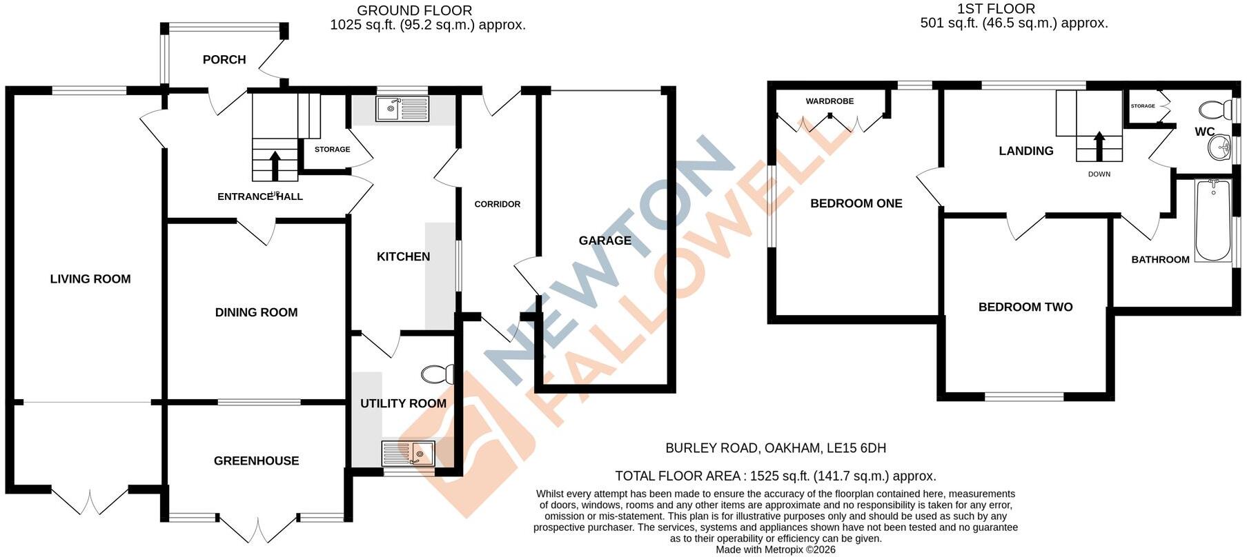 Burley Road, Oakham floorplan
