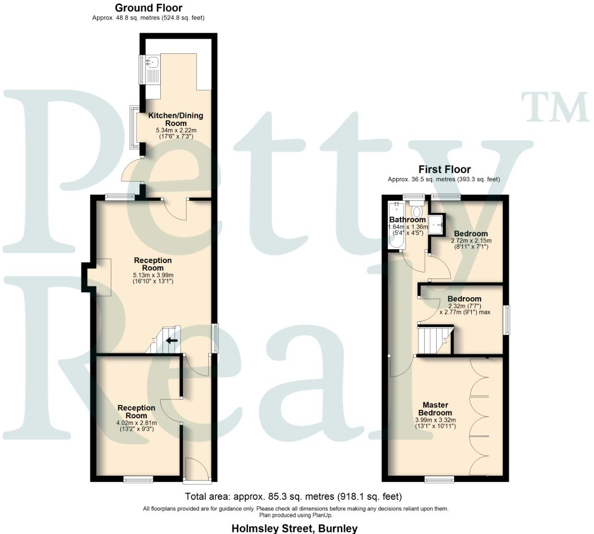 Holmsley Street, Burnley floorplan