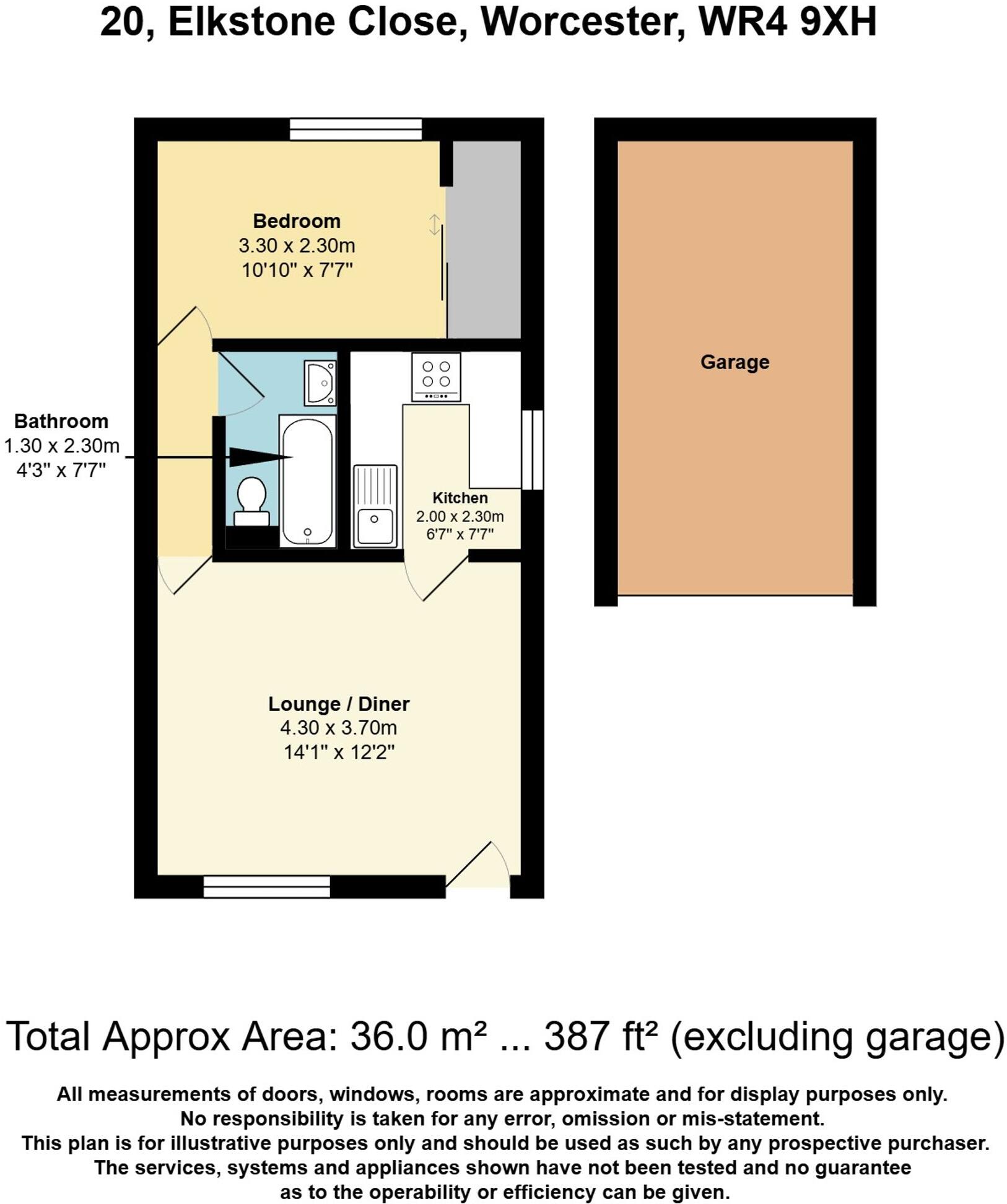 Elkstone Close, Worcester, WR4 floorplan