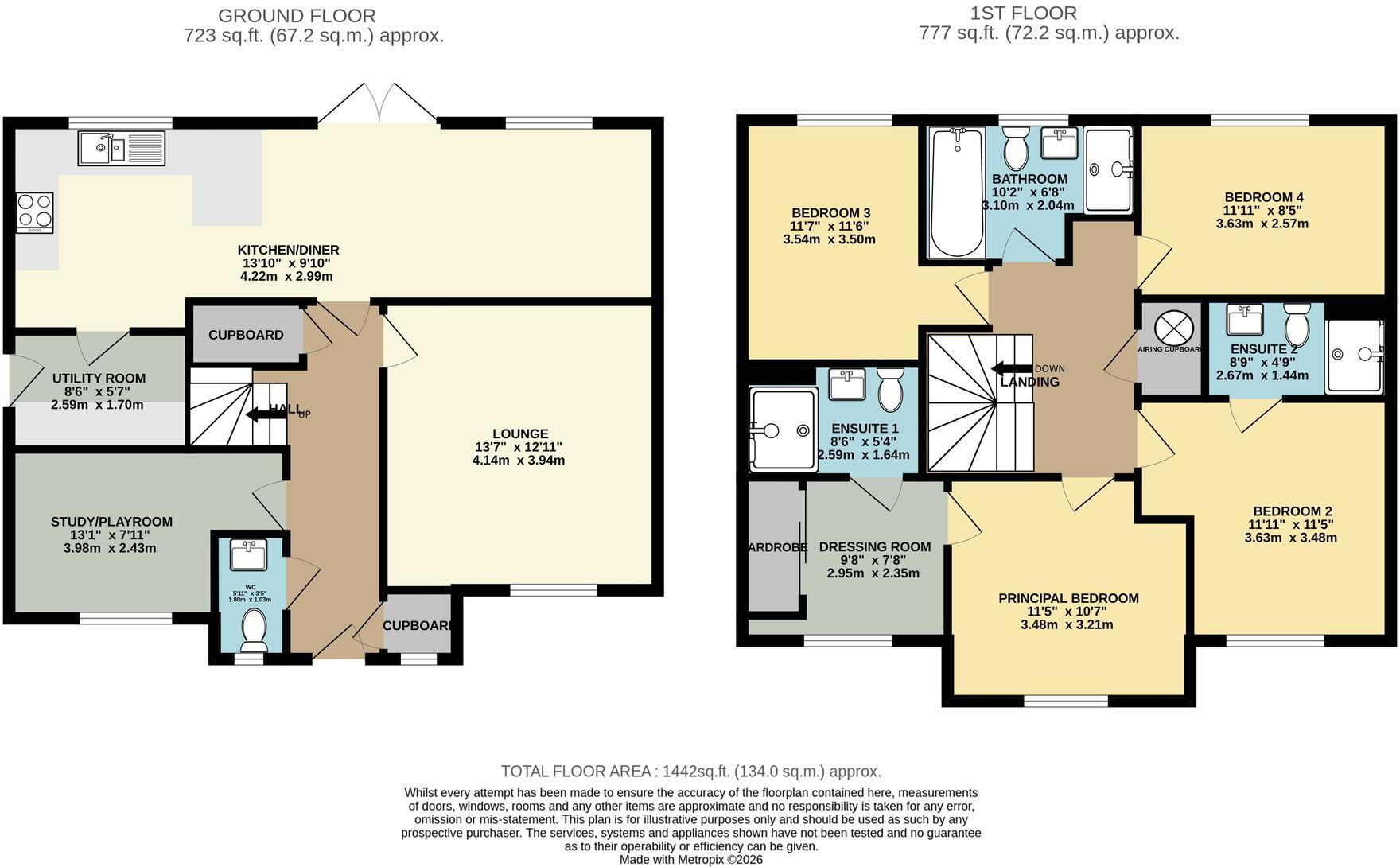 William Barber Meadow, Priorslee, TF2 floorplan