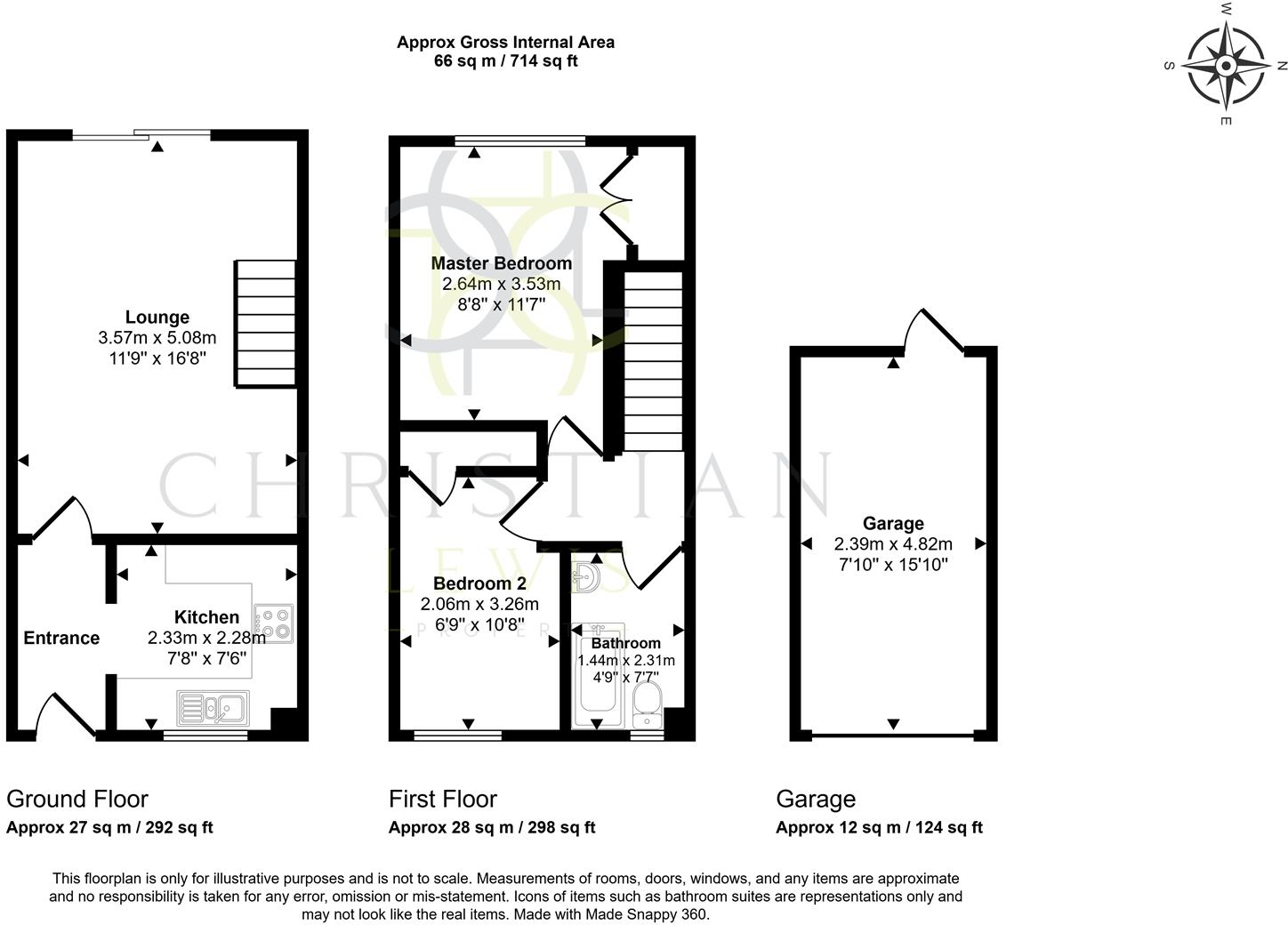 St. Davids Drive, Evesham floorplan