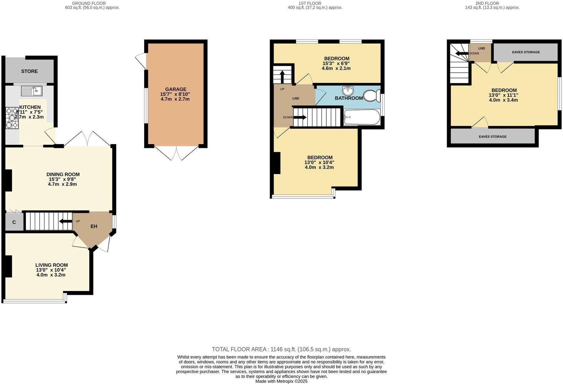 Field Road, Worcester, WR3 floorplan
