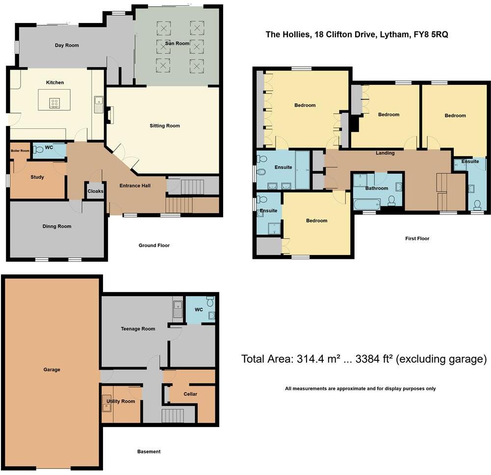 The Hollies, Clifton Drive, Lytham floorplan