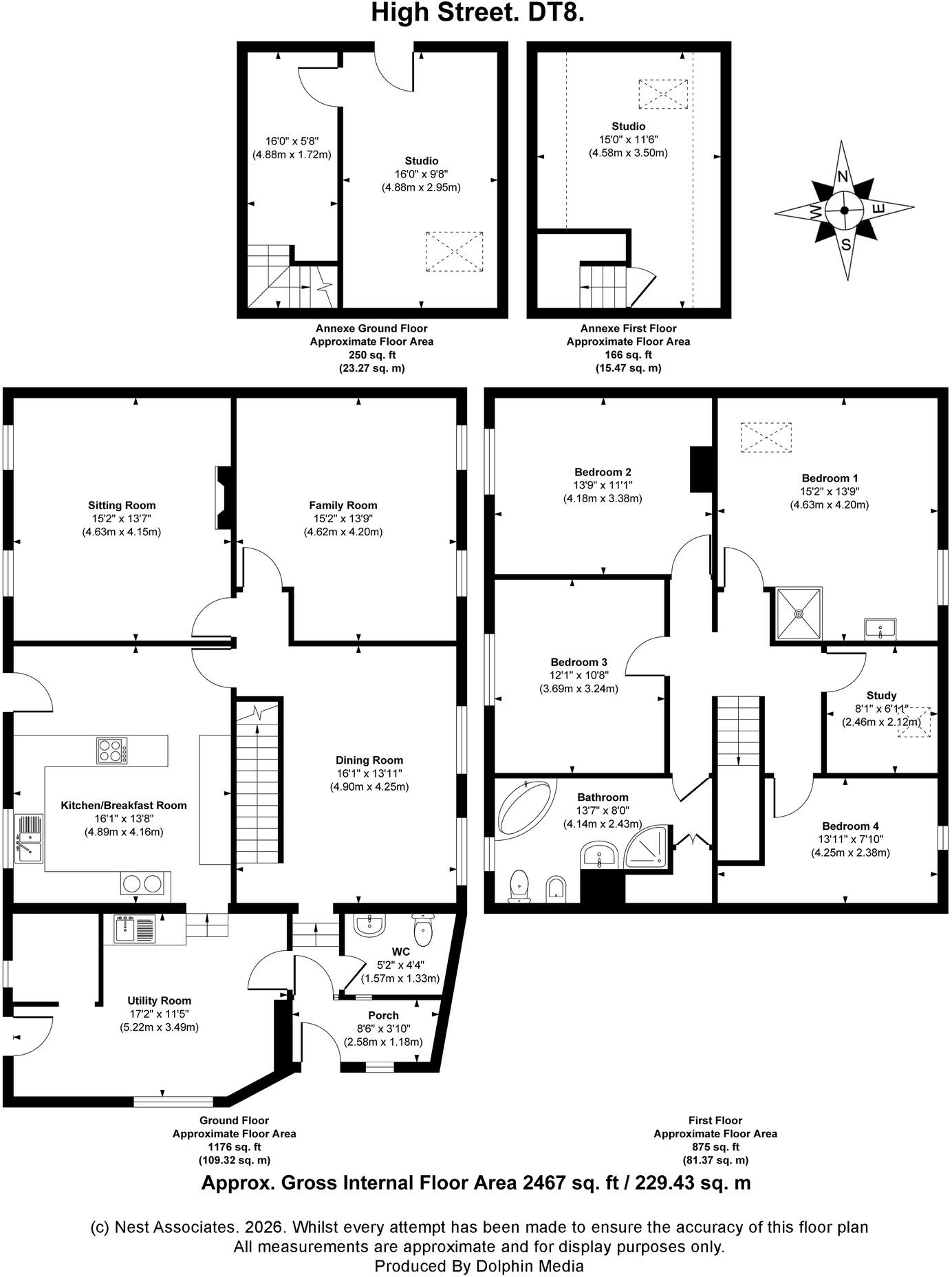 High Street, Broadwindsor, Dorset floorplan