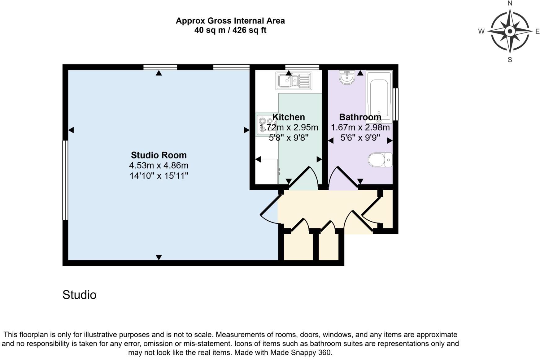 Manor Lea, Boundary Road floorplan