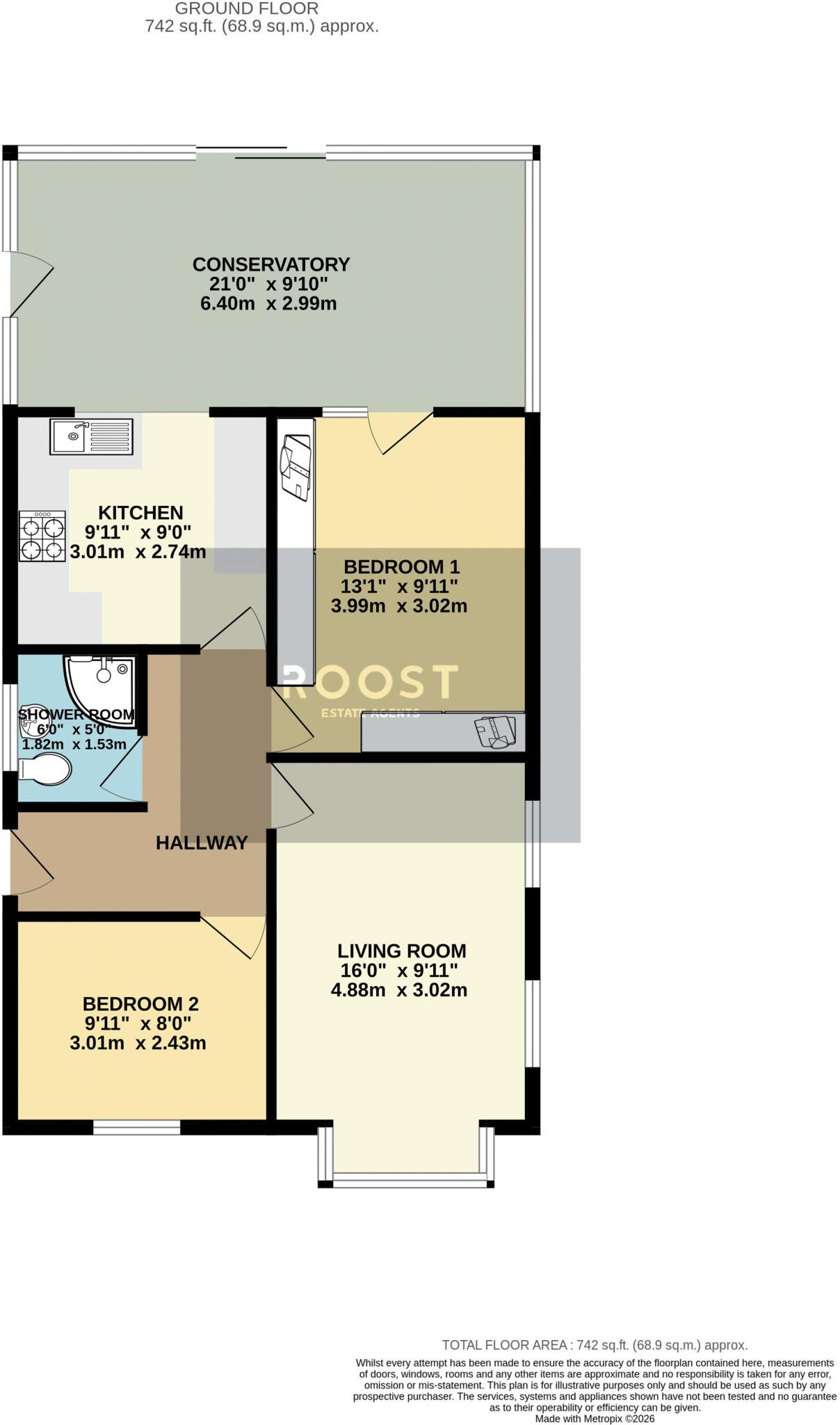 Amos Close, Scartho floorplan