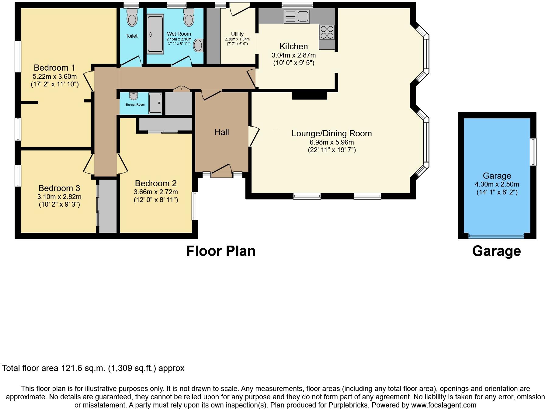 Hall Drive, Lincoln, LN6 floorplan