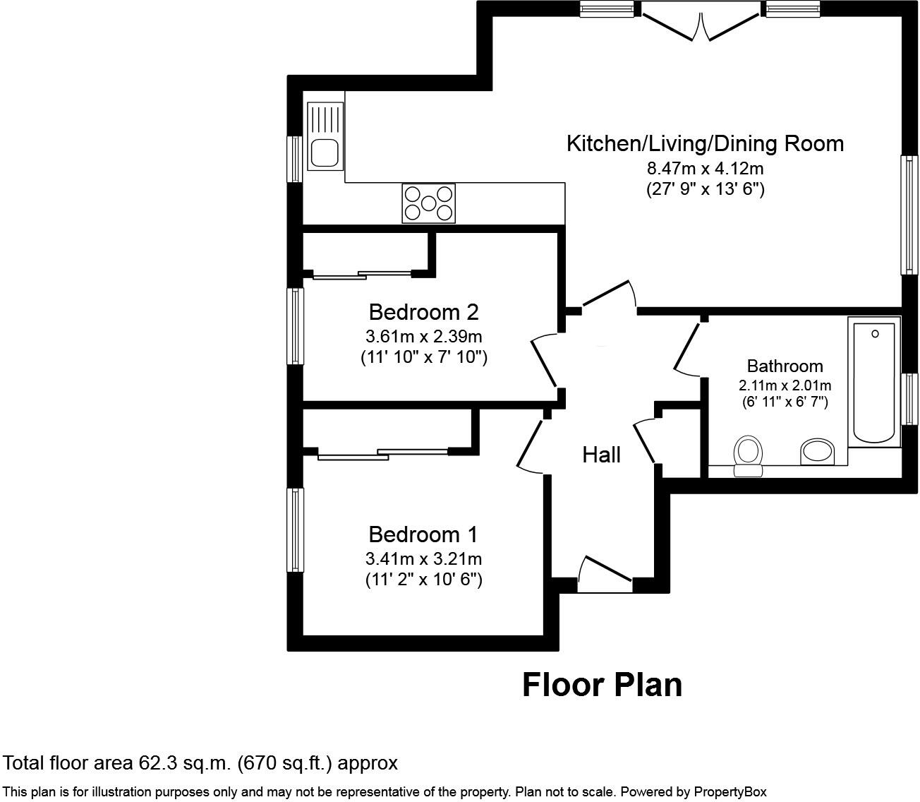Regent Street, Whitstable, Kent, CT5 floorplan