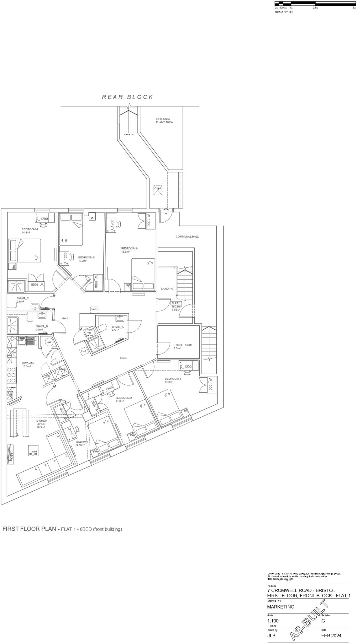 Flat 1, 7, Cromwell Road BS6 5HD floorplan