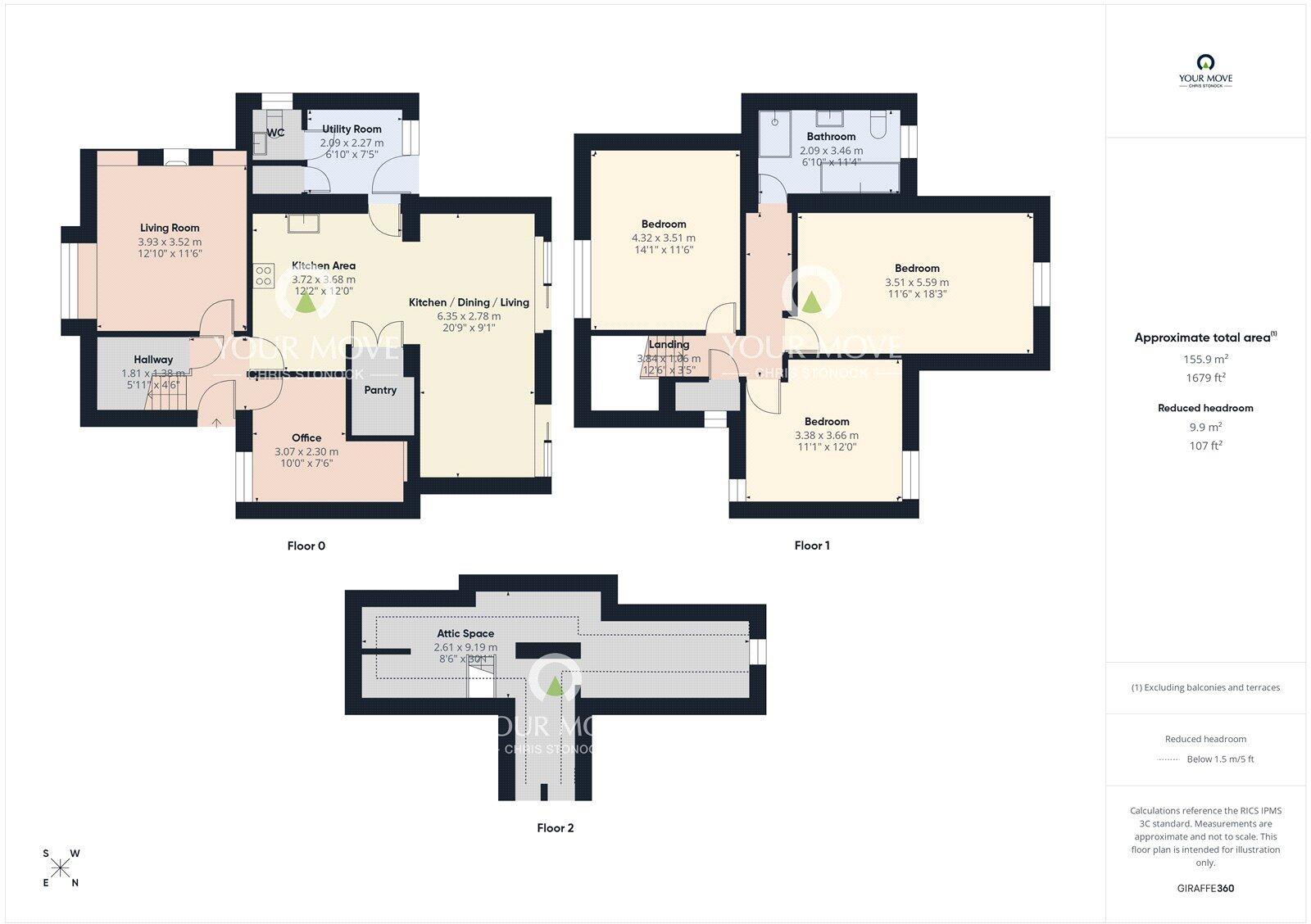 The Crescent, Consett, Durham, DH8 floorplan