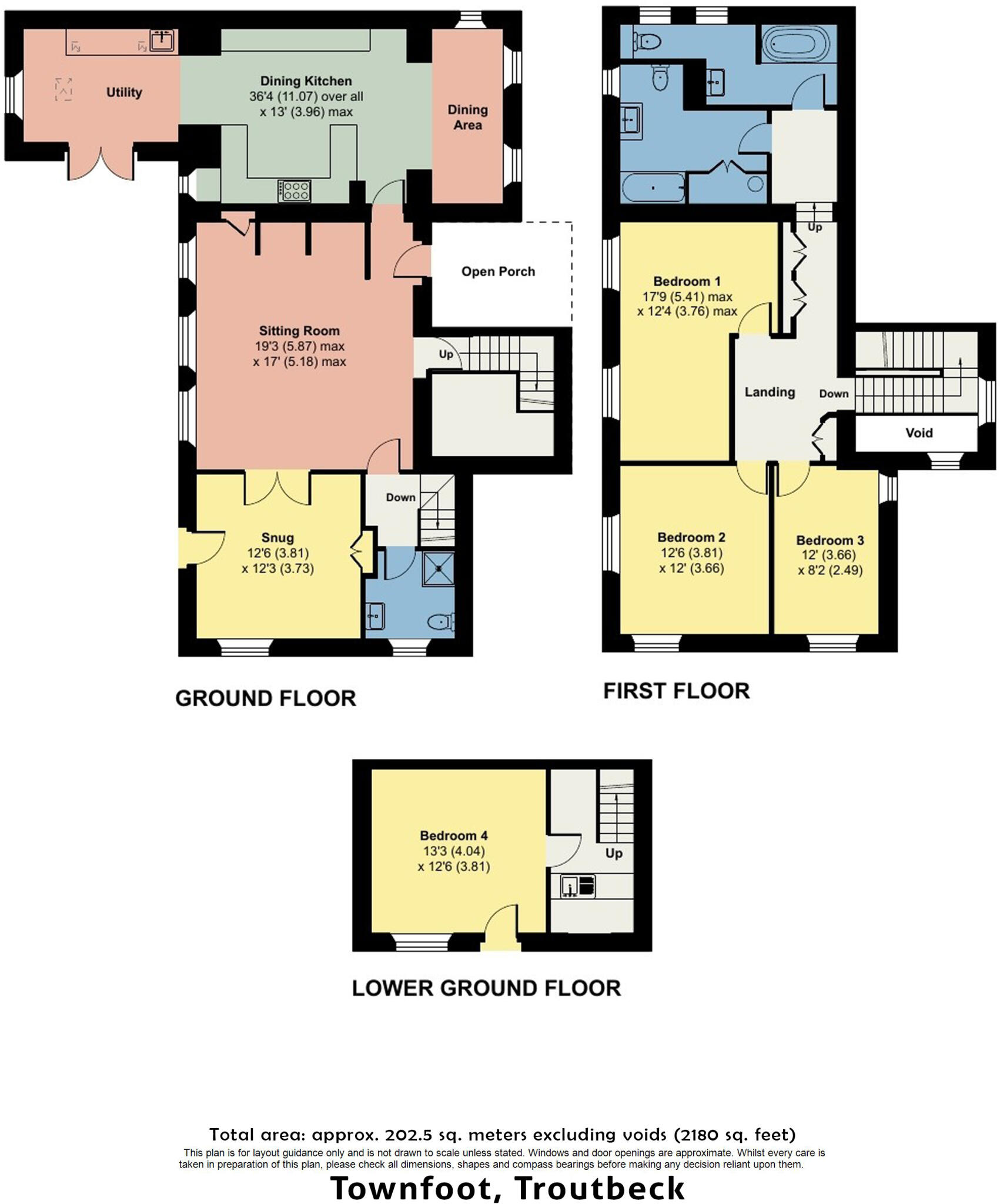 Troutbeck, Windermere, Cumbria, LA23 1LB floorplan